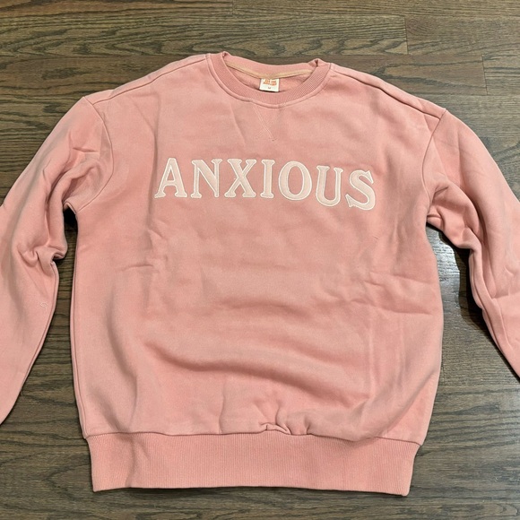 Anxious Crewneck Sweatshirt Size Medium BRAND NEW - Picture 1 of 4